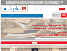 Tablet Screenshot of buch-plus.de